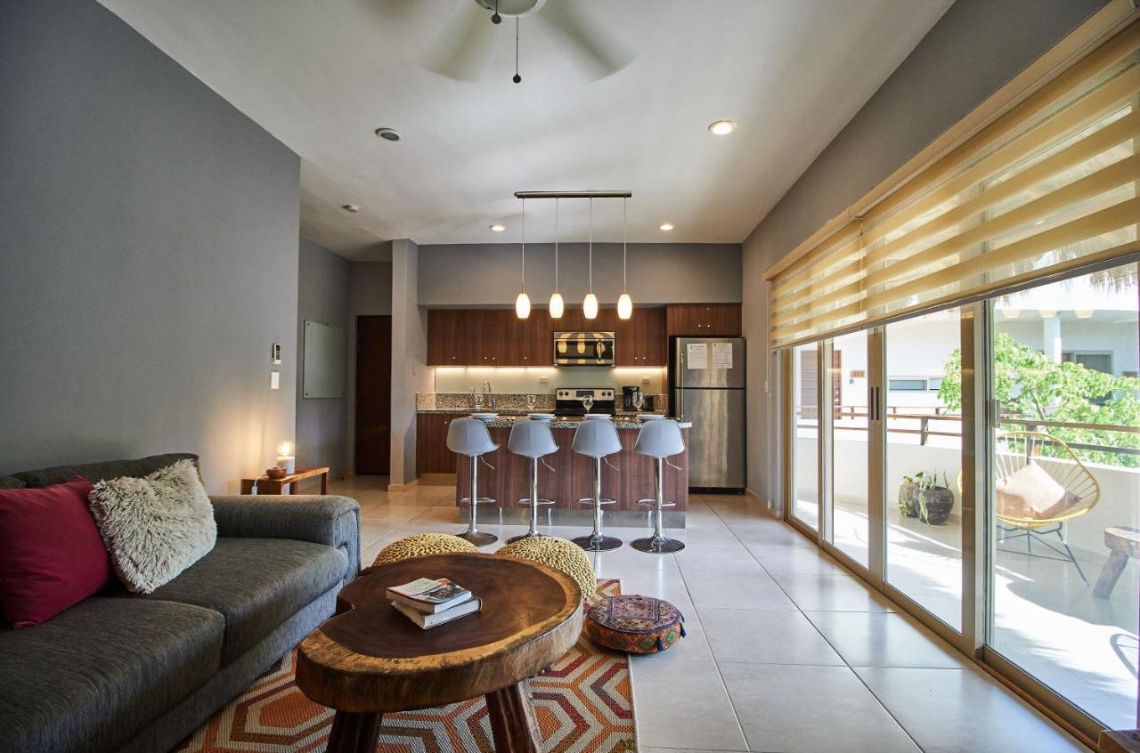 Modern&Spacious 2 bedroom PH, Rooftop&Pool Tulum Pueblo Buitenkant foto