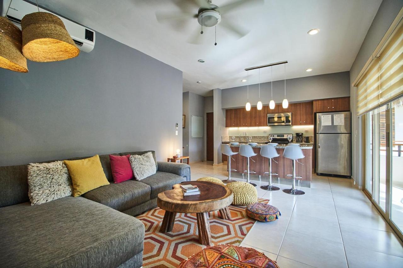 Modern&Spacious 2 bedroom PH, Rooftop&Pool Tulum Pueblo Buitenkant foto
