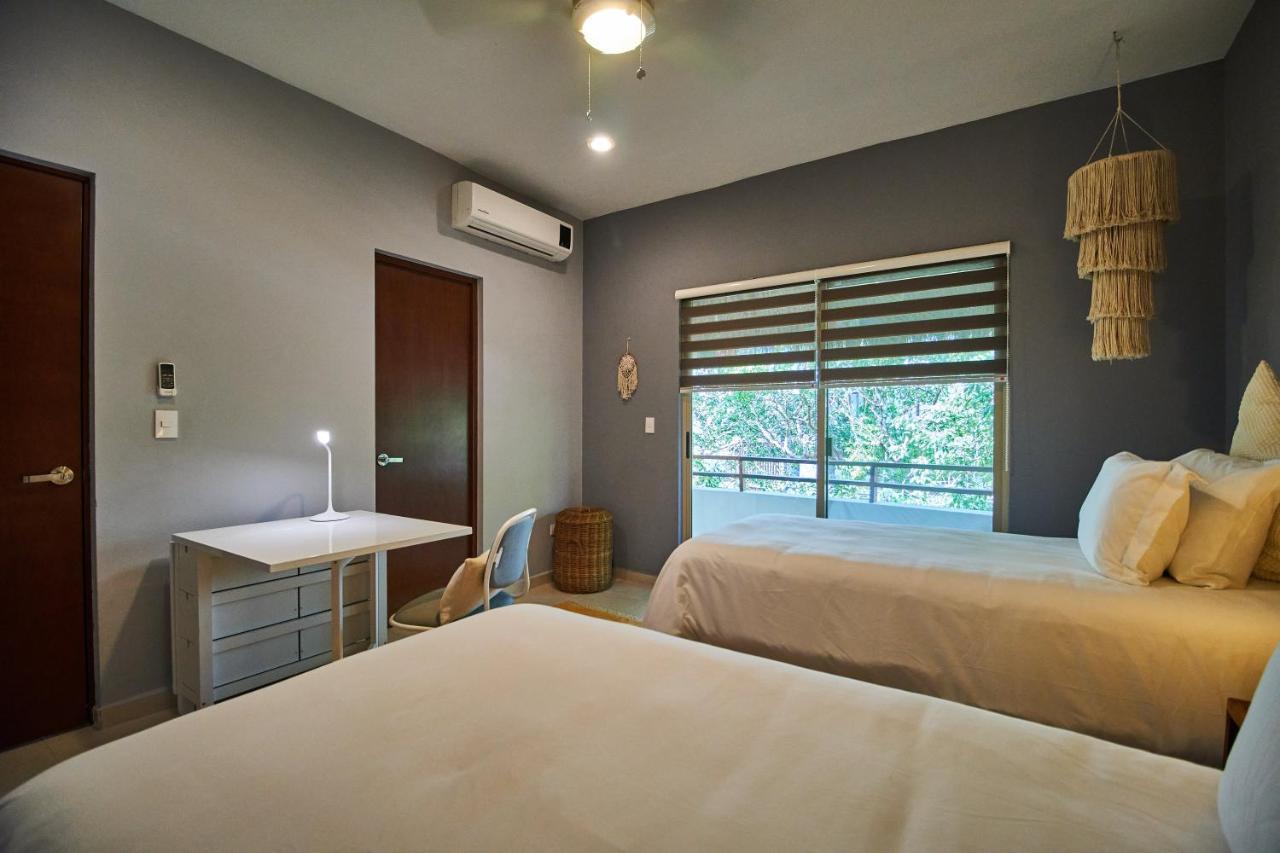 Modern&Spacious 2 bedroom PH, Rooftop&Pool Tulum Pueblo Buitenkant foto